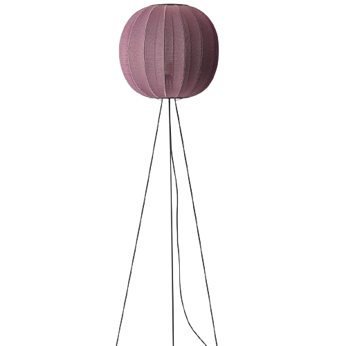 Produktbillede af Knit-Wit 45 Round Gulvlampe High Burgundy Rød Made by Hand i premium kvalitet