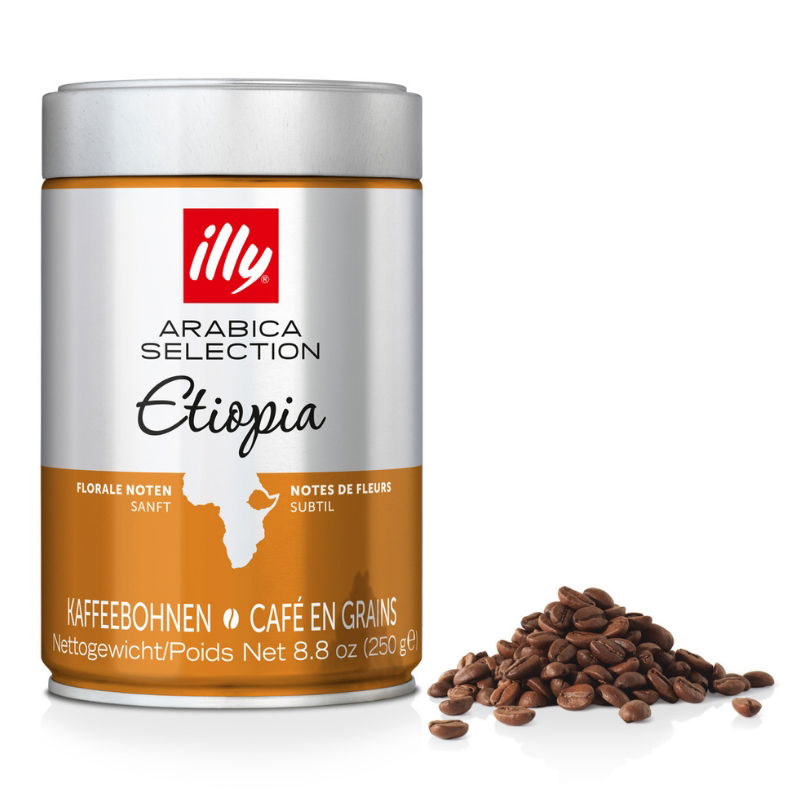 Produktbillede af Illy Etiopia Kaffebønner 250g på tilbud – premium kvalitet og detaljer