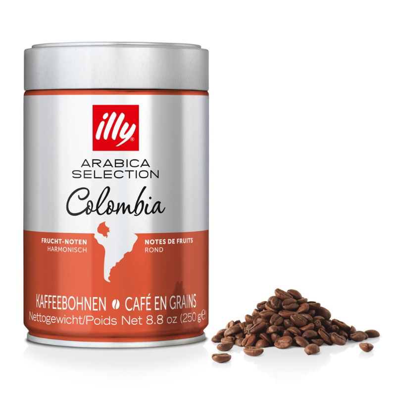 Produktbillede af Illy Colombia Kaffebønner 250g på tilbud – premium kvalitet og detaljer