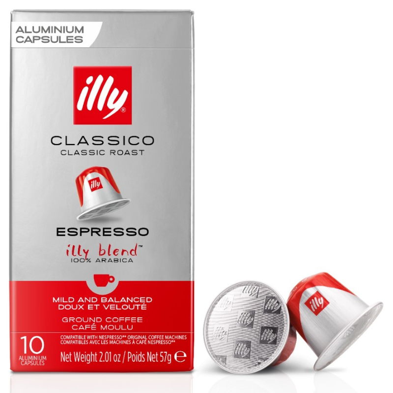 Produktbillede af Illy Nespresso Classico Kapsler 10 Stk. på tilbud – premium kvalitet og detaljer