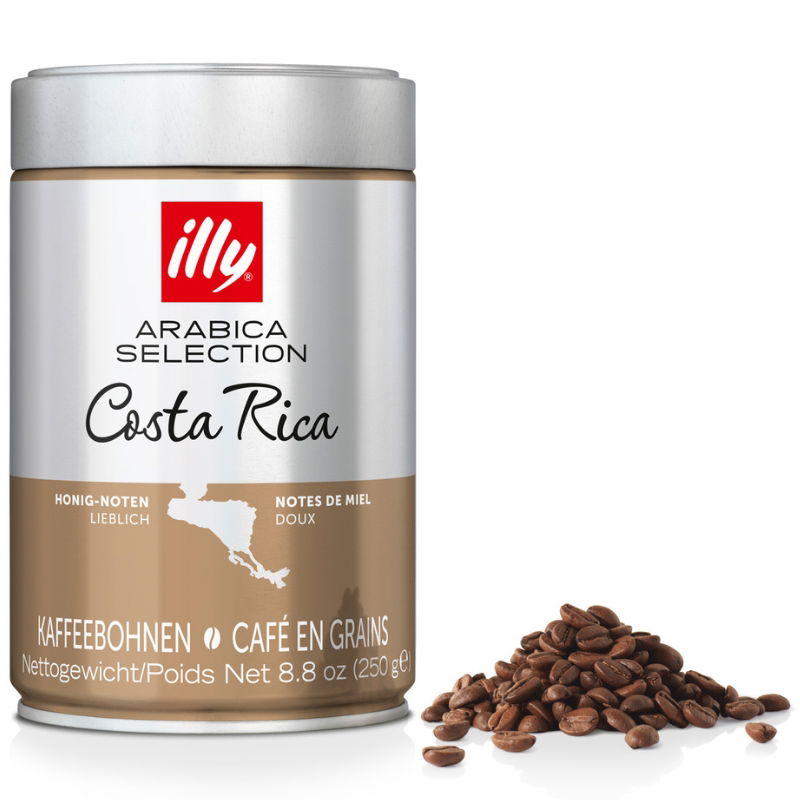 Produktbillede af Illy Costa Rica Kaffebønner 250g på tilbud – premium kvalitet og detaljer
