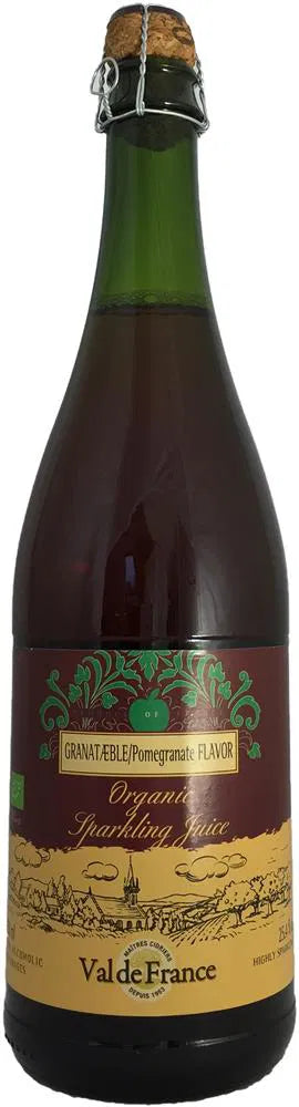 Alkoholfri Cider Granatæblesmag Øko Val De France