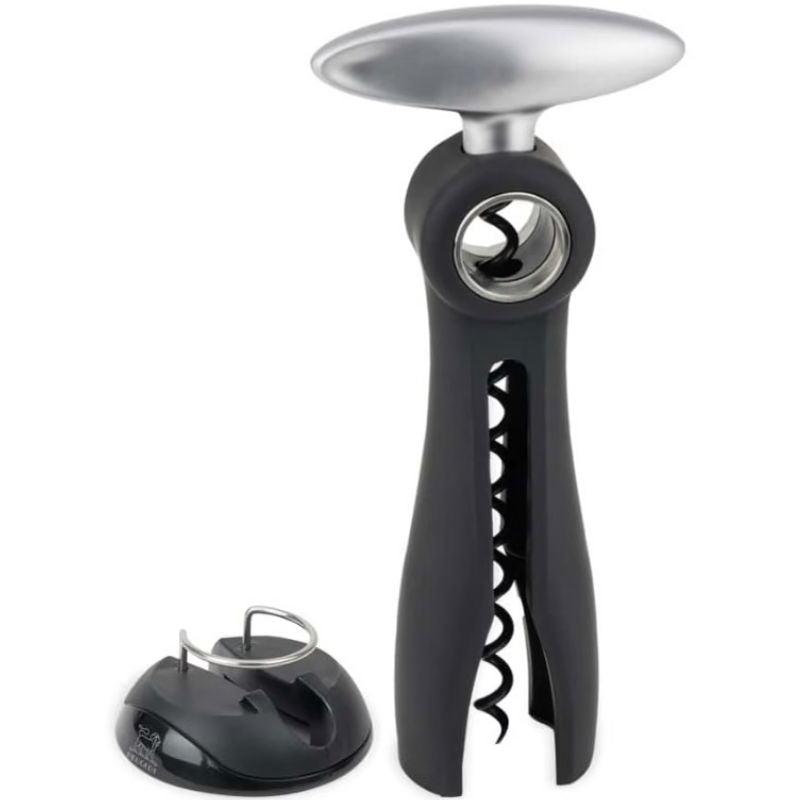 Produktbillede af Peugeot Salma Proptrækker Med Folieskærer Sort på tilbud – premium kvalitet og detaljer