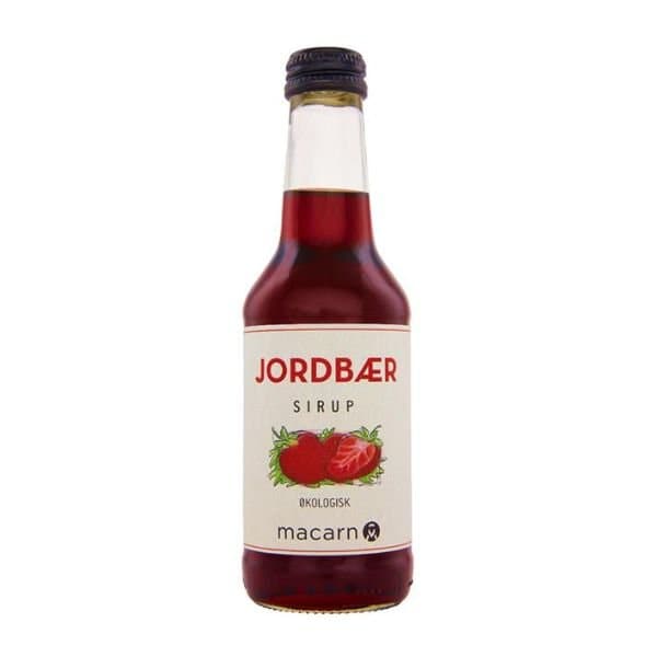 Macarn Økologisk Jordbær Sirup Fl 25 Bf. 5/9 ✔ Kæmpe udvalg i Macarn ✔ Billig fragt og hurtig levering 2 - 5 hverdage - Varenummer: BAR-679313 / Ean: '5714517820123 på lager - Udsalg på Drikkevarer - Vand og mixere - Sirup Spar op til 64% - Over 312 kendte brands på udsalg