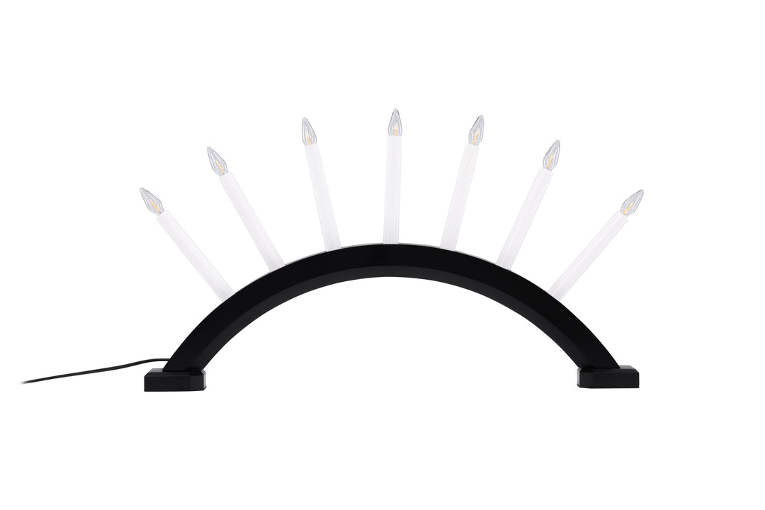 VENTURE DESIGN Kebnekaise bordlampe hvid og sort fyrretræ 55cm