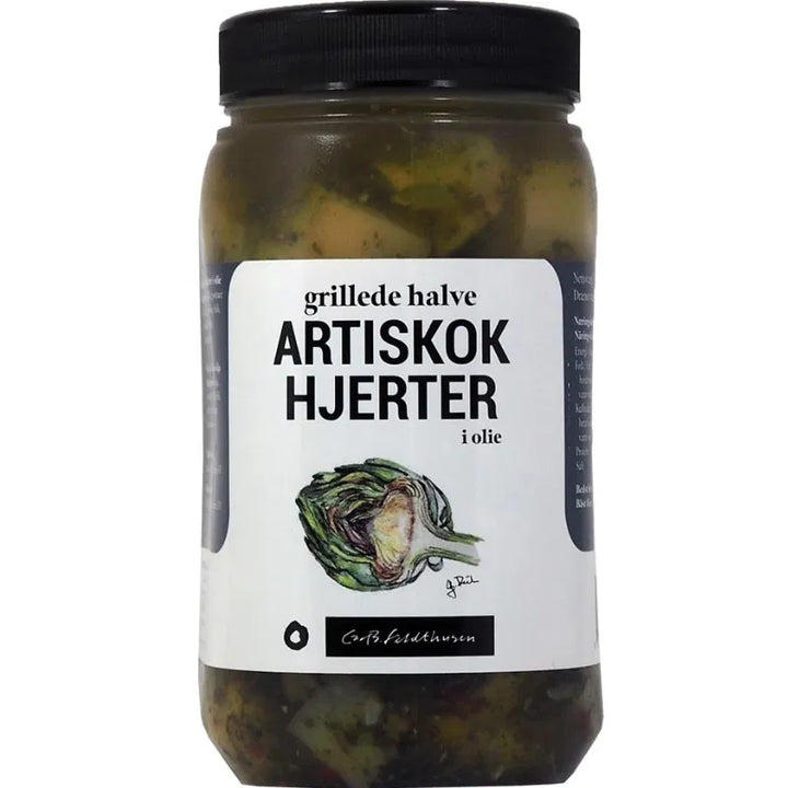 Artiskokhjerter Grillet Halv Bt 1,1 Kg
