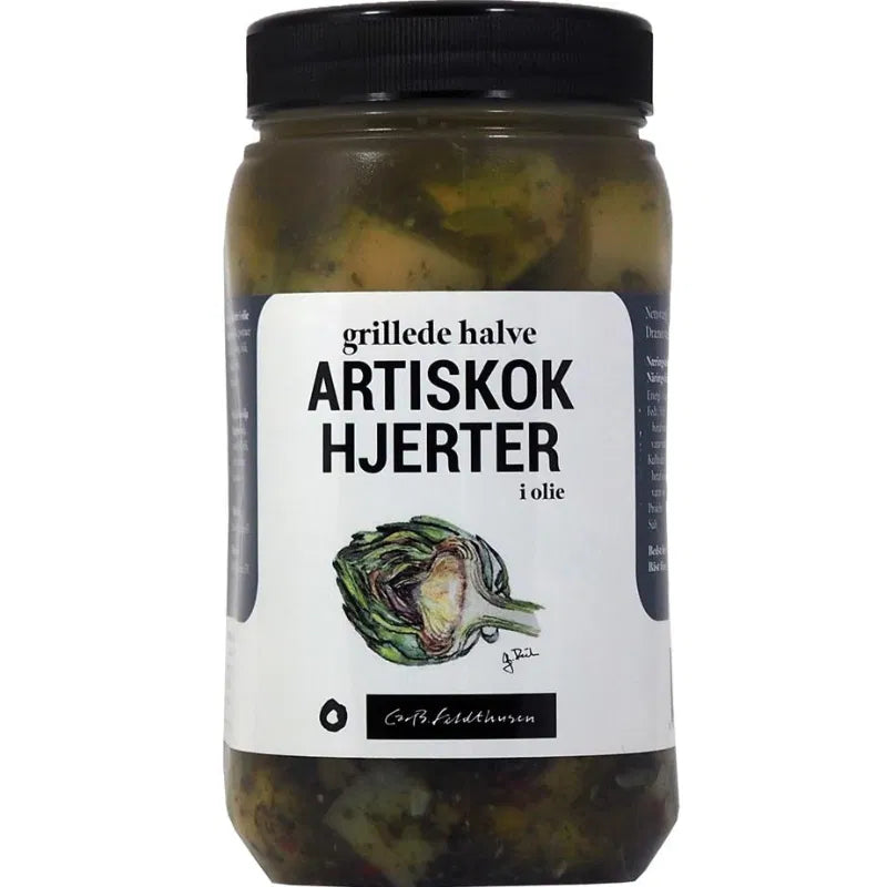 Artiskokhjerte Grillet Halv Bt 1,1 Kg