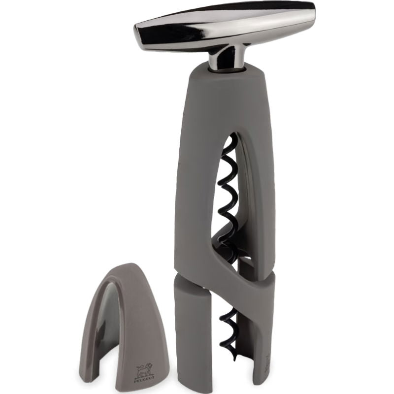 Produktbillede af Peugeot Alter Proptrækker Med Folieskærer Gråbrun på tilbud i premium kvalitet