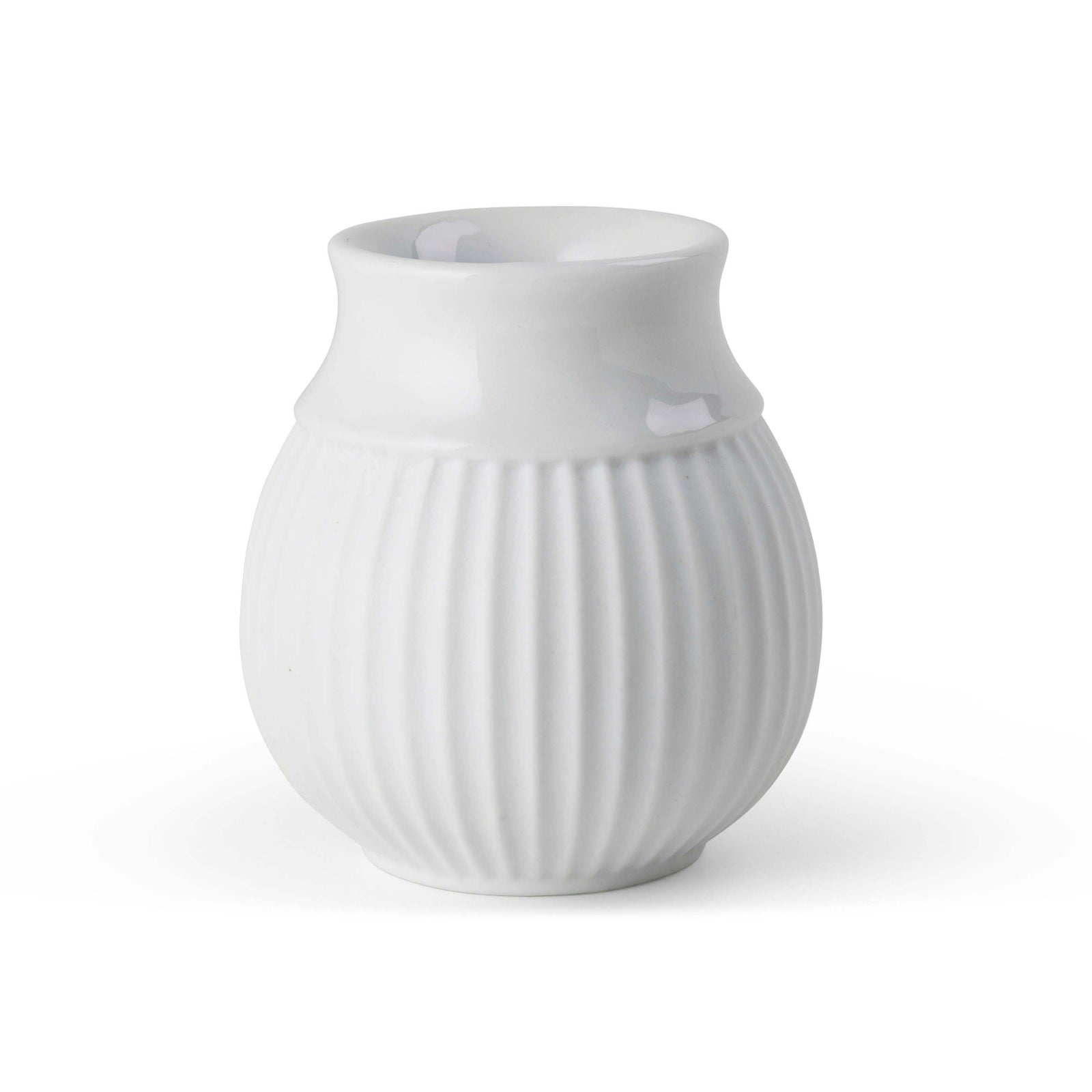 Produktbillede af Lyngby Porcelæn Curve Kronelysestage H7 cm hvid i premium kvalitet