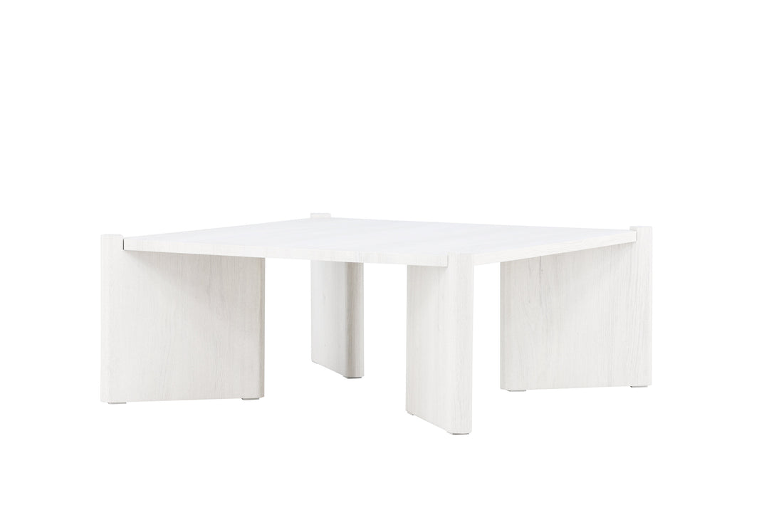 VENTURE DESIGN Rogaland sofabord kvadratisk hvidvasket MDF 100x100