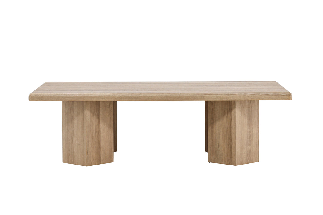 VENTURE DESIGN Lillehammer sofabord rektangulær natur MDF finér 140x80