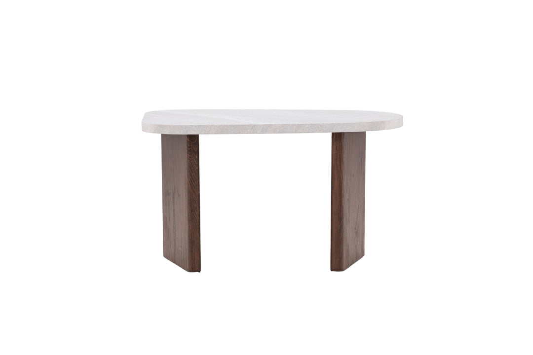 VENTURE DESIGN Grönvik sidebord lysegrå betonlook og mocca MDF 70x45