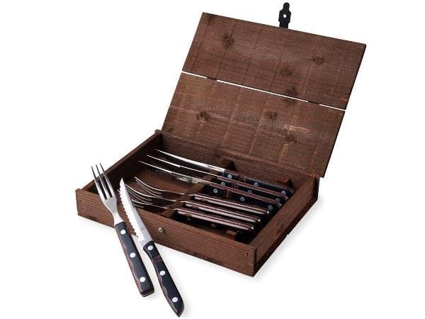 GenOld Farmer Classic Steakbestik/grillbestik 8 Dele Træ/stål ❤ Kæmpe udvalg i Gen❤ Billig fragt og hurtig levering 2 - 5 hverdage - Varenummer: BAR-628114 / Ean: '7319017048930 på lager - Udsalg på Køkken Borddækning Bestik Spar op til 52% - Over 324 kendte brands på udsalg