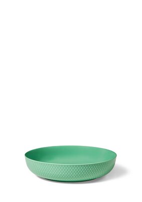 Produktbillede af Lyngby Porcelæn Rhombe Color Serveringsskål Ø28 cm grøn i premium kvalitet