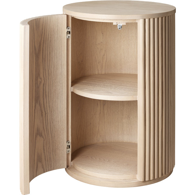 Produktbillede af LENE BJERRE TONGA NATTBORD WHITE WASH ASK FINER MDF 60 i premium kvalitet