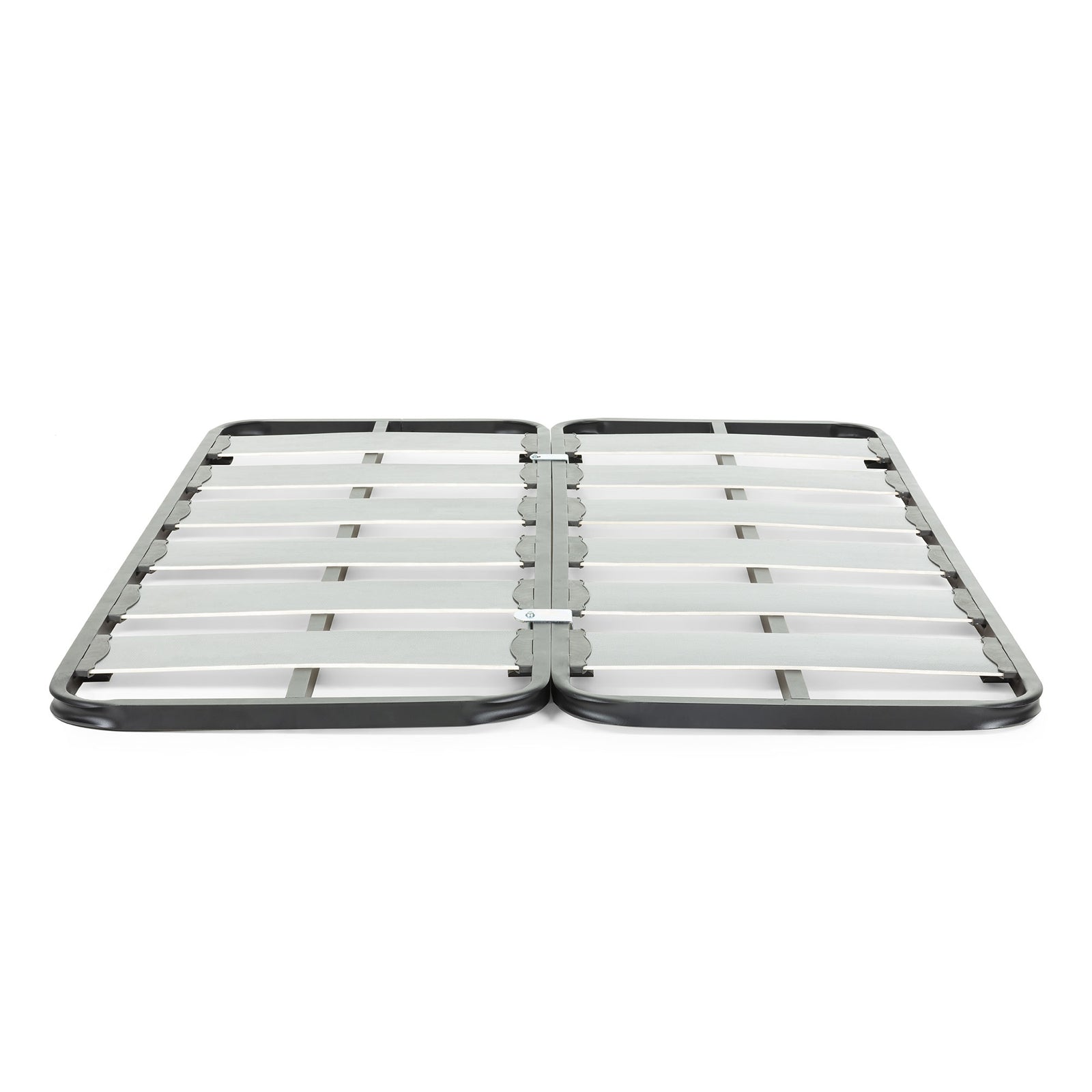Produktbillede af KAVE HOME Talo sengebund uden ben m. lameller grå metal 180x200 i premium kvalitet