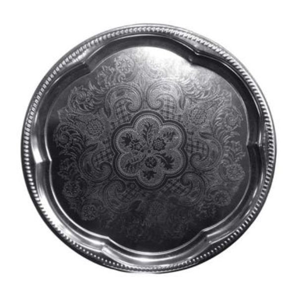 Rund Forkromet Fad Ø 35 Cm ✔ Kæmpe udvalg i  HAAHR & CO ✔ Billig fragt og hurtig levering 2 - 5 hverdage - Varenummer: BAR-663952 / Ean: &