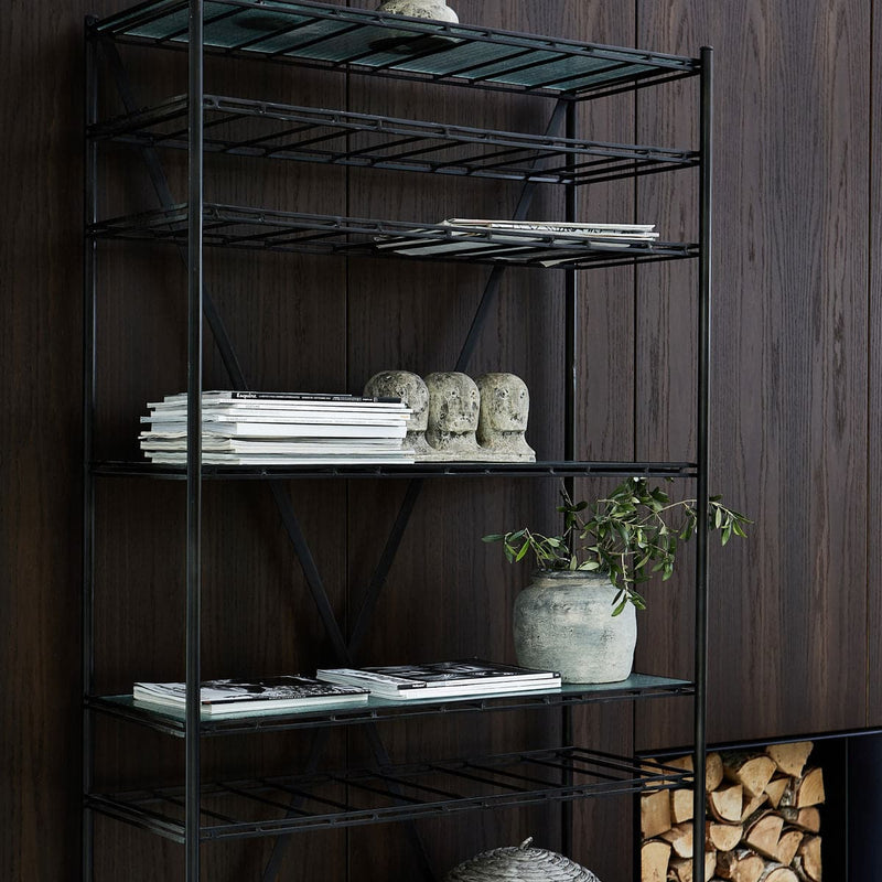 HouDoctor - Reol 200x90 cm, Gany, Sort ❤ Stort online udvalg i HouDoctor ❤ Billig fragt og hurtig levering 2 - 5 hverdage - Varenummer: BGH-41104144597143 / Ean: &