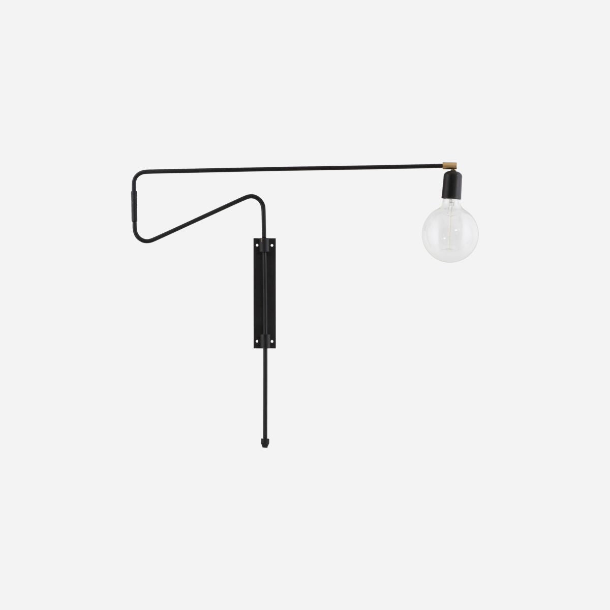 Produktbillede af House Doctor Væglampe Swing Sort A i premium kvalitet