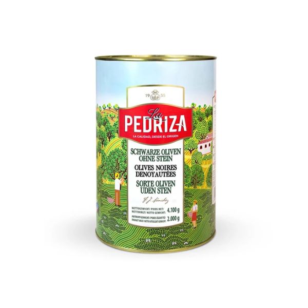 Produktbillede af Oliven Sort U/sten Ds 4,35 Kg på tilbud i premium kvalitet