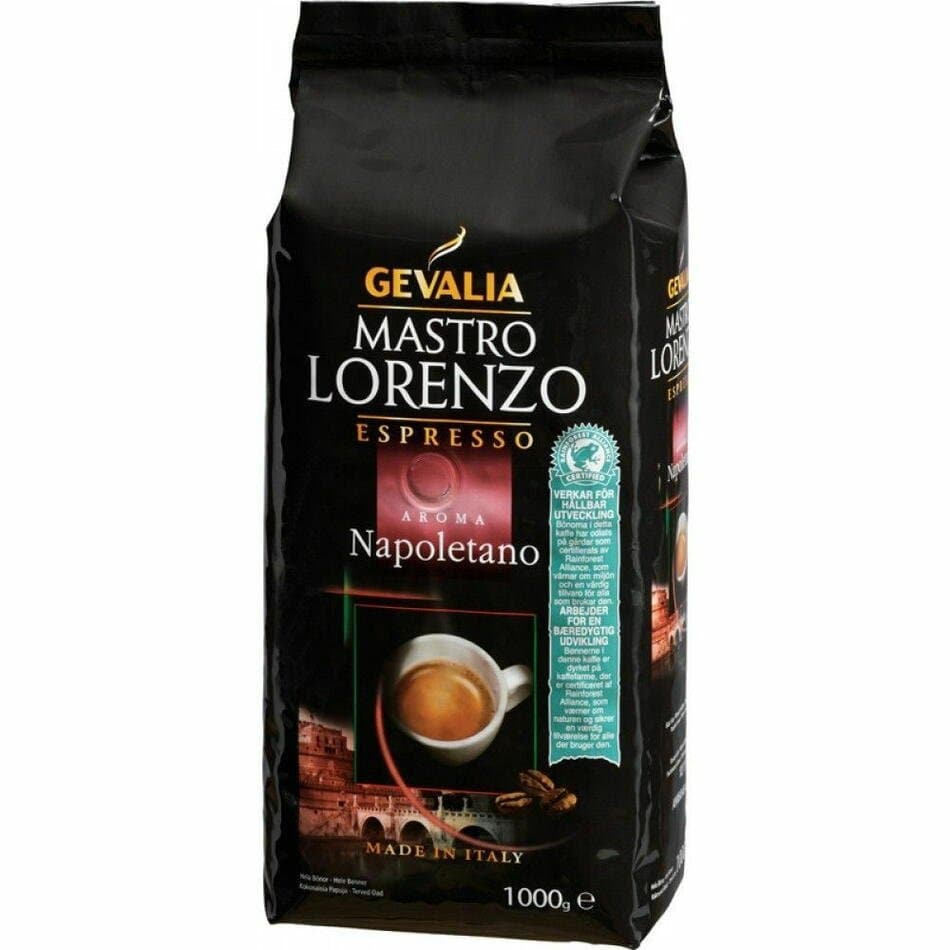 Kaffebønner Lorenzo Napolitano ❤ Kæmpe udvalg i GEVALIA ❤ Billig fragt og hurtig levering 2 - 5 hverdage - Varenummer: BAR-9271 / Ean: '8711000537237 på lager - Udsalg på Køkken Kaffe og te Kaffebønner Spar op til 58% - Over 454 design mærker på udsalg