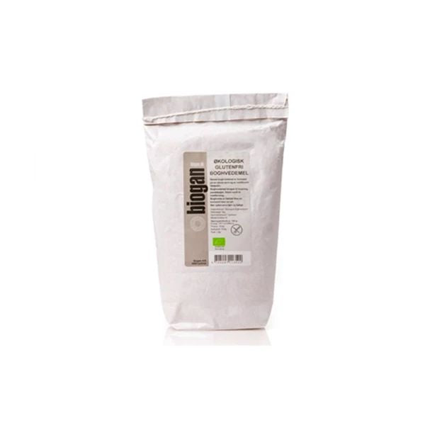 Produktbillede af Boghvedemel Glutenfri Øko Biogan 1kg på tilbud i premium kvalitet