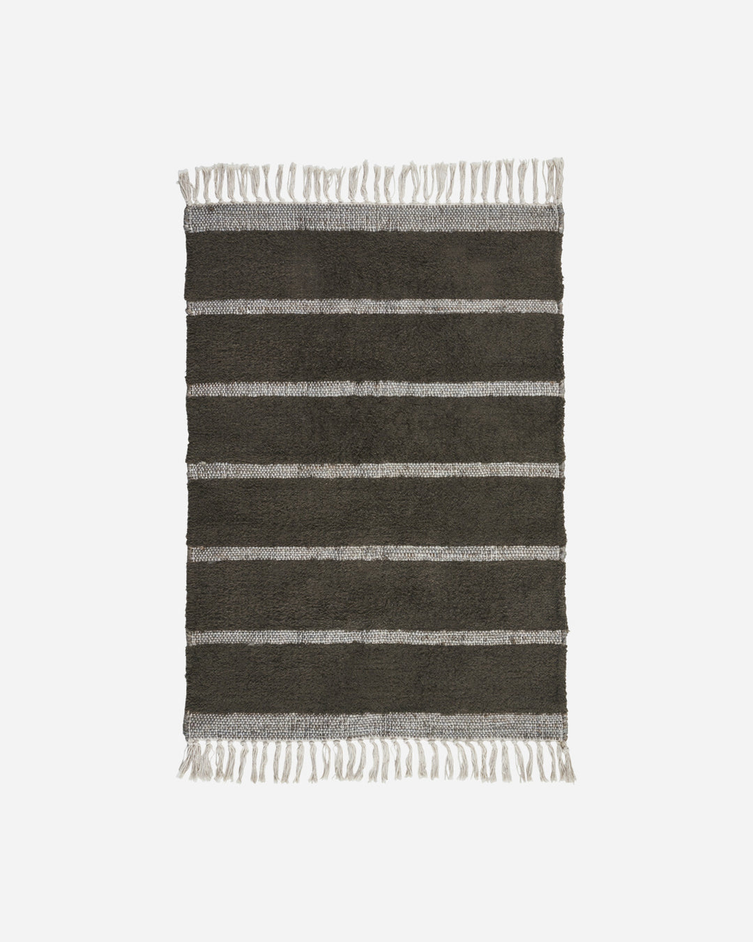 Produktbillede af House Doctor Tæppe Chen Mørkebrun 90x60 cm i premium kvalitet