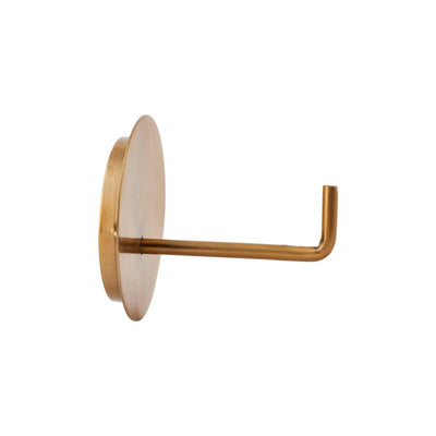 HouDoctor - Toiletrulle holder, Text, Messing ❤ Stort online udvalg i HouDoctor ❤ Billig fragt og hurtig levering 2 - 5 hverdage ❤ Varenummer: BGH-42006085173500 / Ean: '5707644459717 på lager - Udsalg på BadeværelSpar op til 64% - Over 785 kendte brands på udsalg
