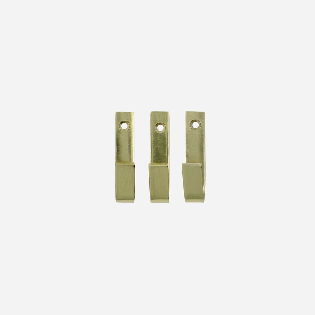 Produktbillede af House Doctor Knage Bath 7 cm guld 3 stk i premium kvalitet