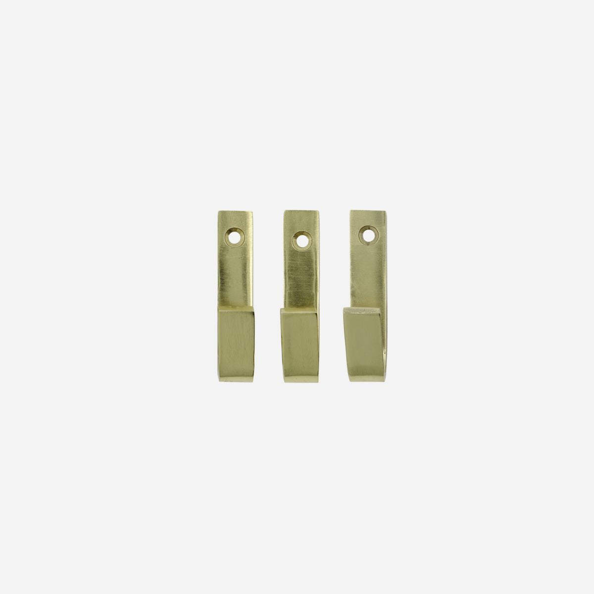 Produktbillede af House Doctor Knage Bath 7 cm guld 3 stk i premium kvalitet