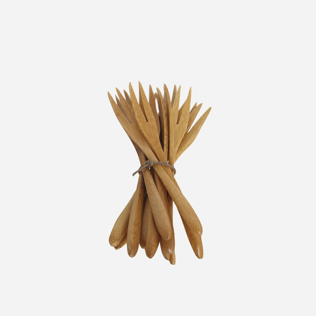Produktbillede af House Doctor Gaffel Bamboo 14 cm natur i premium kvalitet