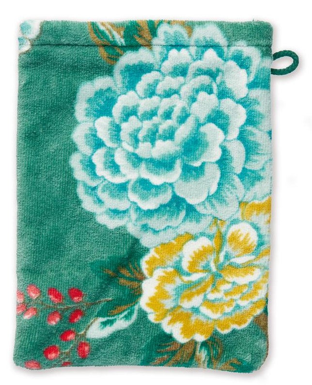 Produktbillede af Pip studio Good Evening Green håndklæder Vaskehandske på tilbud i høj kvalitet