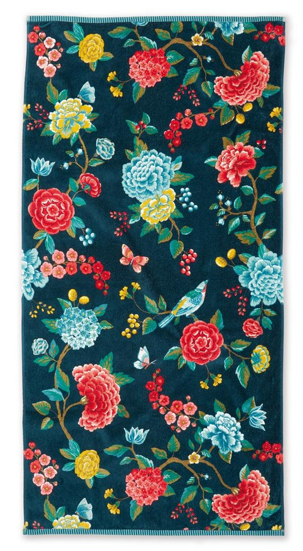 Produktbillede af Pip studio Good Evening Dark Blue håndklæder Badehåndklæde 70x140 på tilbud i høj kvalitet
