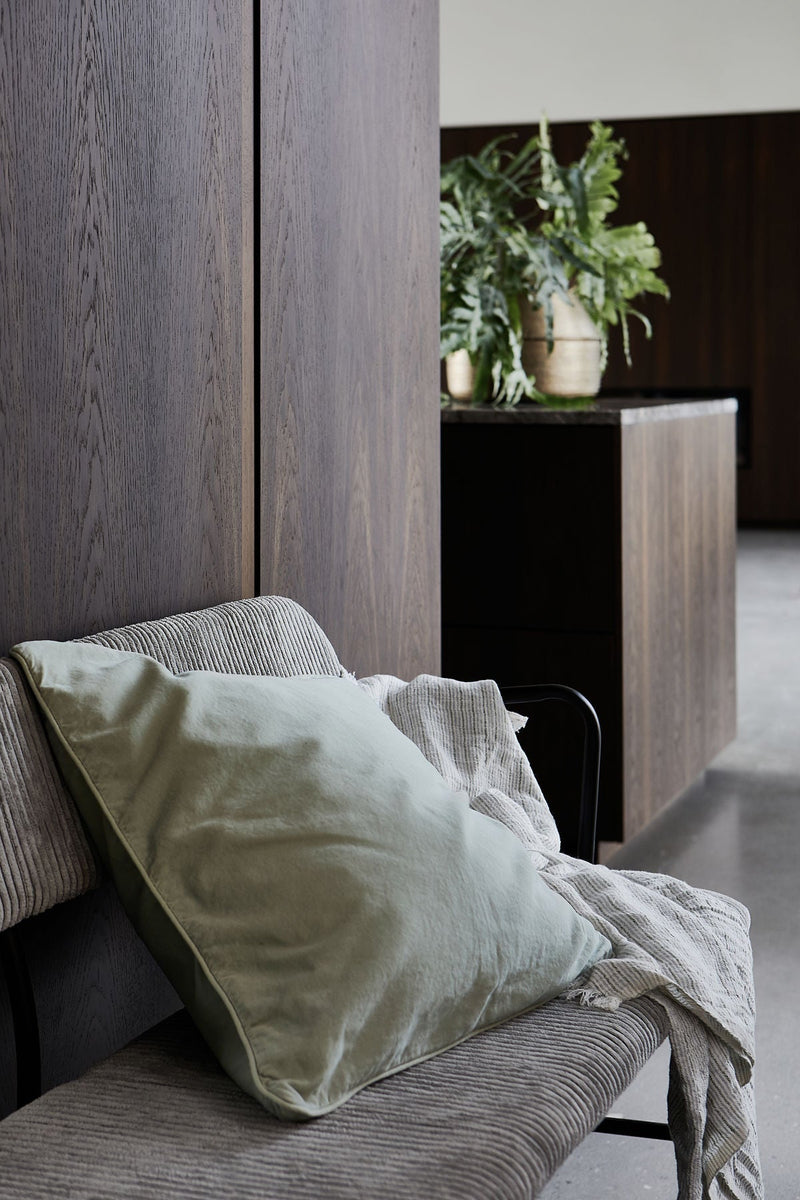 HouDoctor - Pudebetræk, Kanpur, Grøn, 50 x 50 cm ❤ Stort online udvalg i HouDoctor ❤ Billig fragt og hurtig levering 2 - 5 hverdage ❤ Varenummer: BGH-37227005575319 / Ean: &