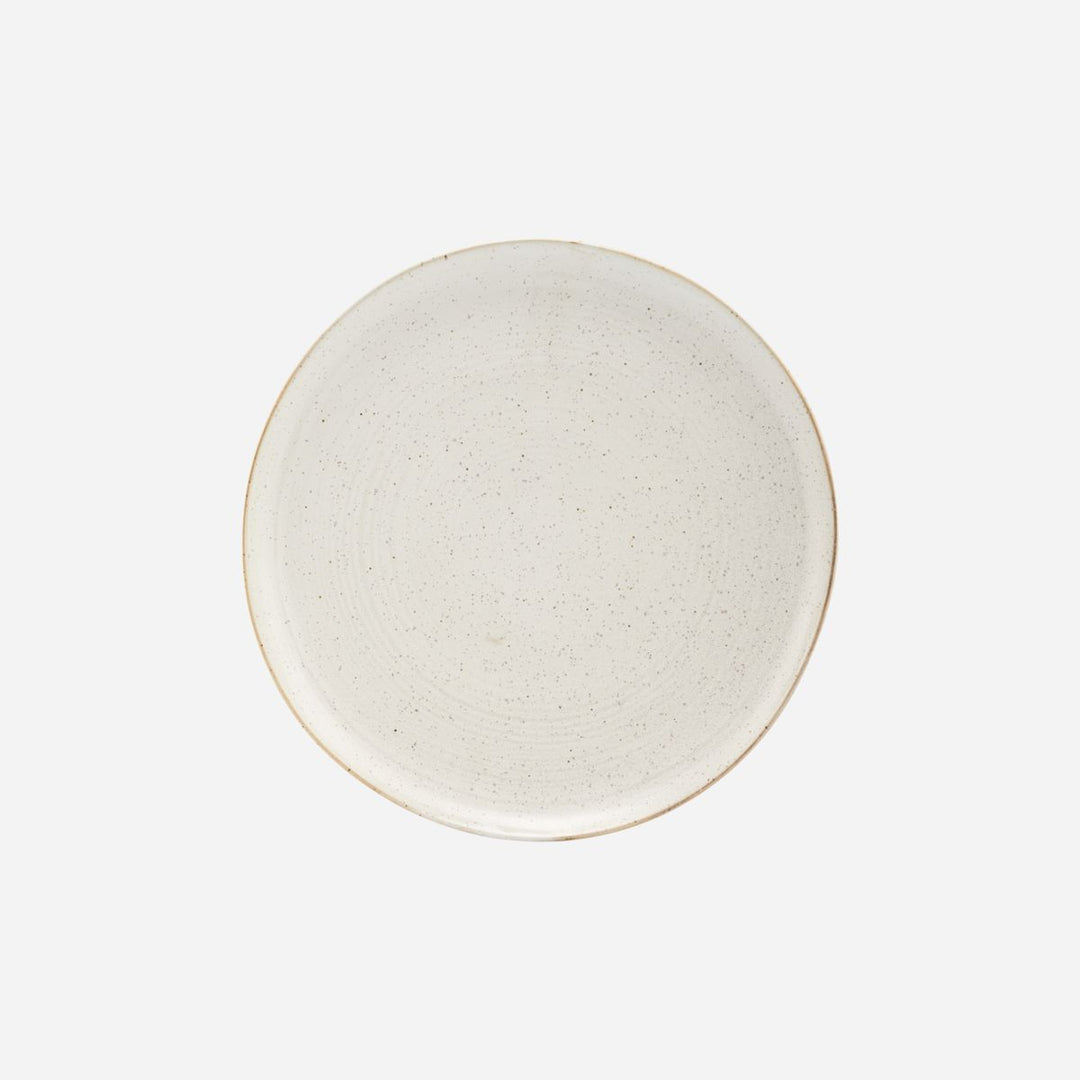 Produktbillede af House Doctor Pion middagstallerken Grå/Hvid Ø 28,5 cm i premium kvalitet