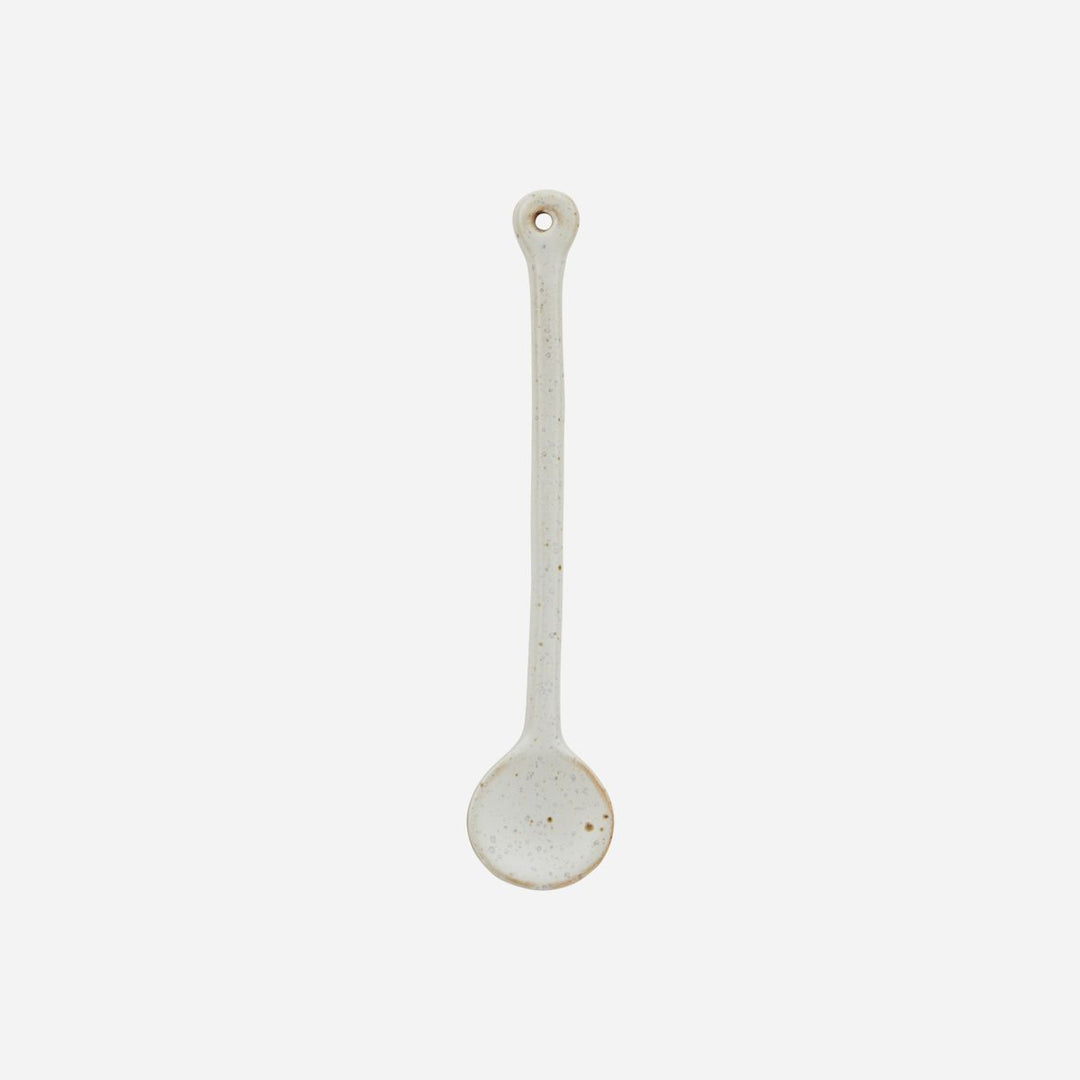 Produktbillede af House Doctor Pion ske Grå/Hvid 14 cm i premium kvalitet