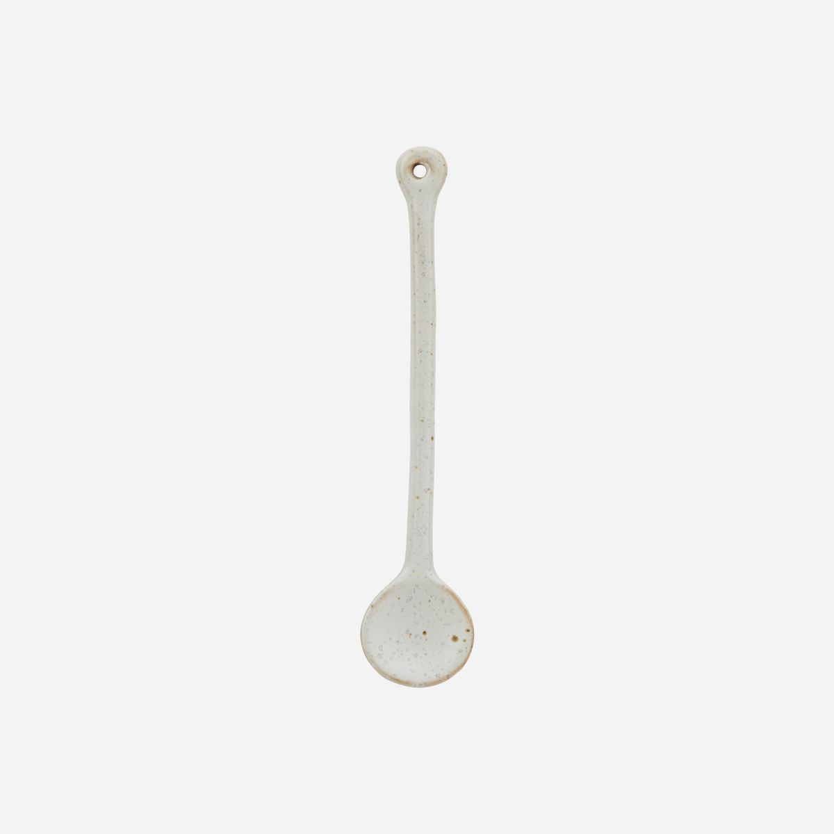 Produktbillede af House Doctor Pion ske Grå/Hvid 14 cm i premium kvalitet
