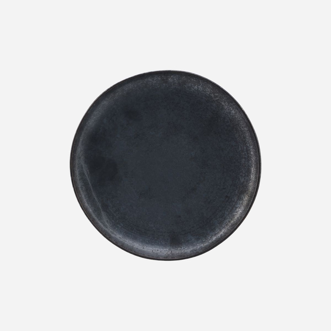 Produktbillede af House Doctor Pion middagstallerken Sort/Brun Ø 28,5 cm i premium kvalitet