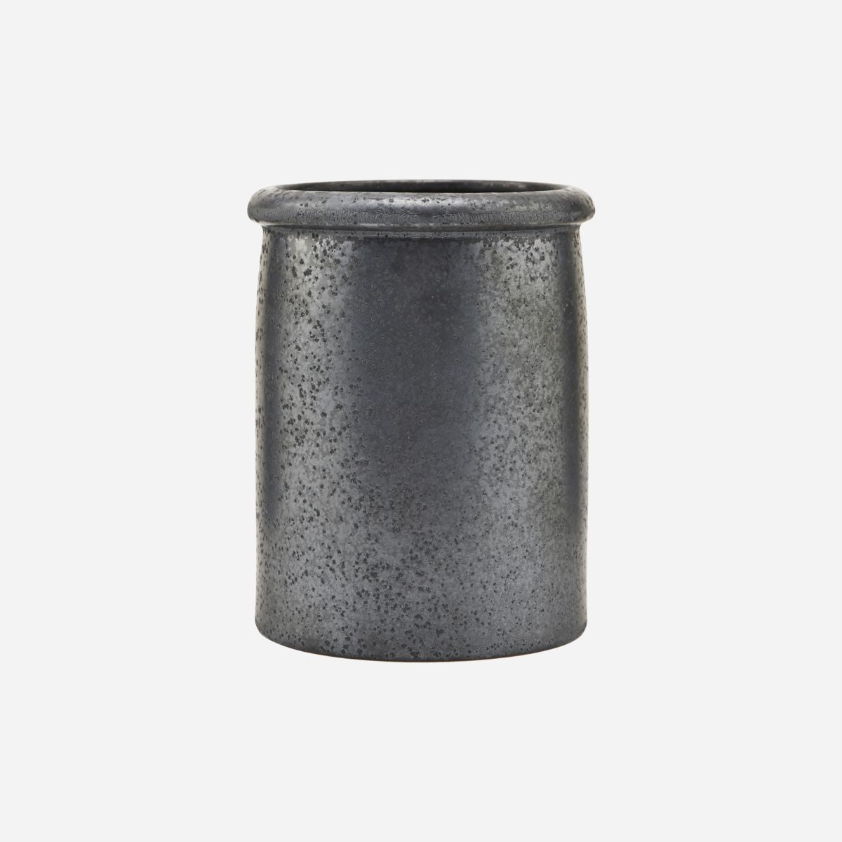 Produktbillede af House Doctor Pion krukke Sort/Brun Ø 11.5 cm i premium kvalitet