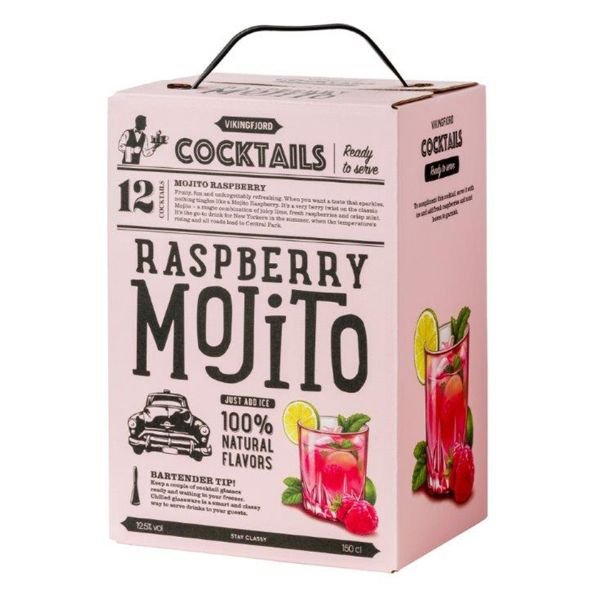 Classic Cocktails Raspberry Mojito (Bib) 150 Cl. ✔ Kæmpe udvalg i  Classic Cocktails ✔ Billig fragt og hurtig levering 2 - 5 hverdage - Varenummer: BAR-682401 / Ean: &