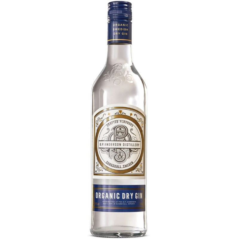Produktbillede af O.P. Anderson Organic Dry Gin Fl 70 på tilbud – premium kvalitet og detaljer