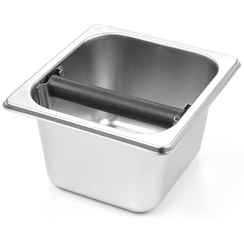 Produktbillede af Knock Box Gn 1/6x100 Mm Rustfrit Stål på tilbud – premium kvalitet og detaljer