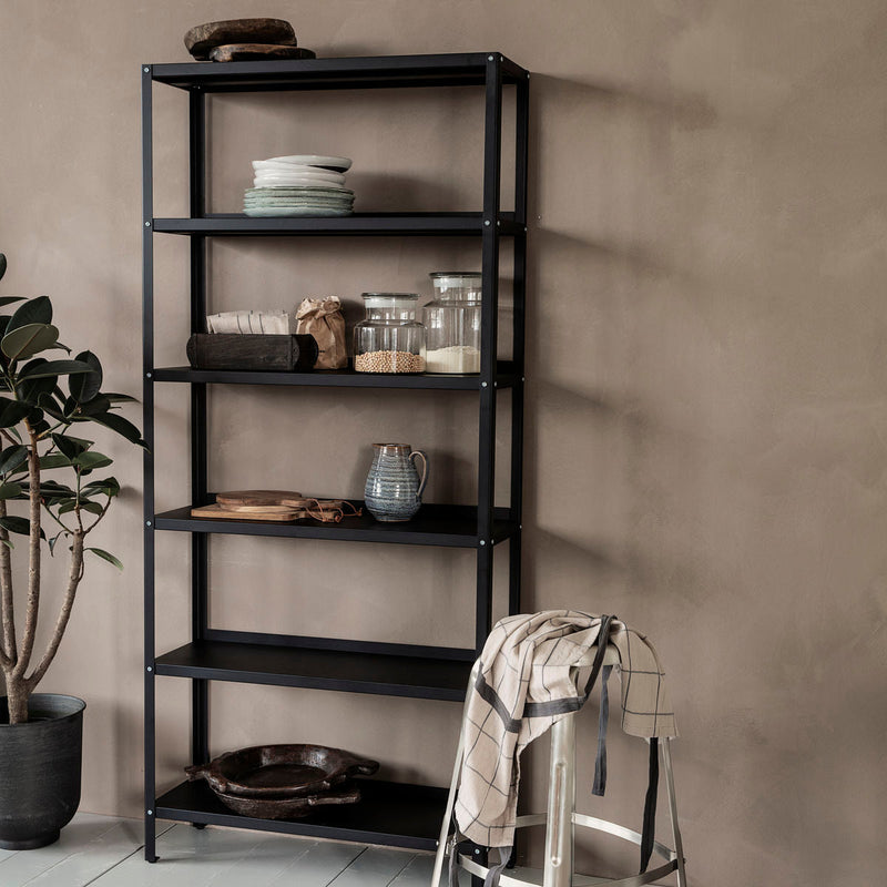 HouDoctor - Reol L90 x H200 cm, Use, Sort ❤ Stort online udvalg i HouDoctor ❤ Billig fragt og hurtig levering 2 - 5 hverdage ❤ Varenummer: BGH-41104141910167 / Ean: &