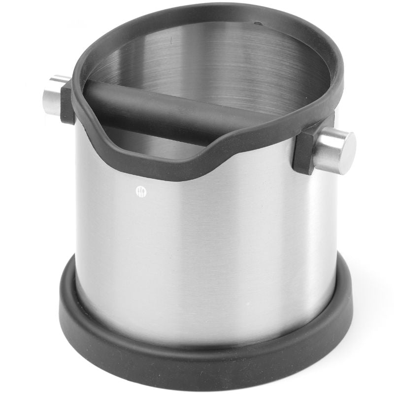 Produktbillede af Knock Box Rund 153x185x165 Mm Rustfrit Stål på tilbud – premium kvalitet og detaljer