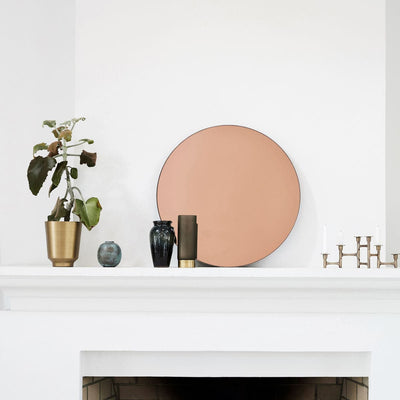HouDoctor - Spejl, Walls, Rosa guld Ø50 cm ❤ Stort online udvalg i HouDoctor ❤ Billig fragt og hurtig levering 2 - 5 hverdage ❤ Varenummer: BGH-43906141978876 / Ean: '5707644448858 på lager - Udsalg på Alle produkter Spar op til 52% - Over 454 kendte mærker på udsalg