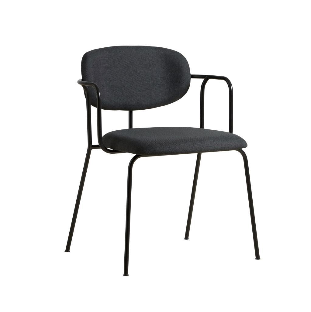 Produktbillede af WOUD FRAME SPISEBORDSSTOL SORT 77 i premium kvalitet