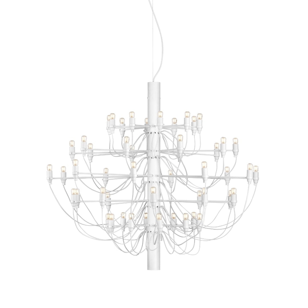 2097 / 50 Lysekrone Mat Hvid LED Flos