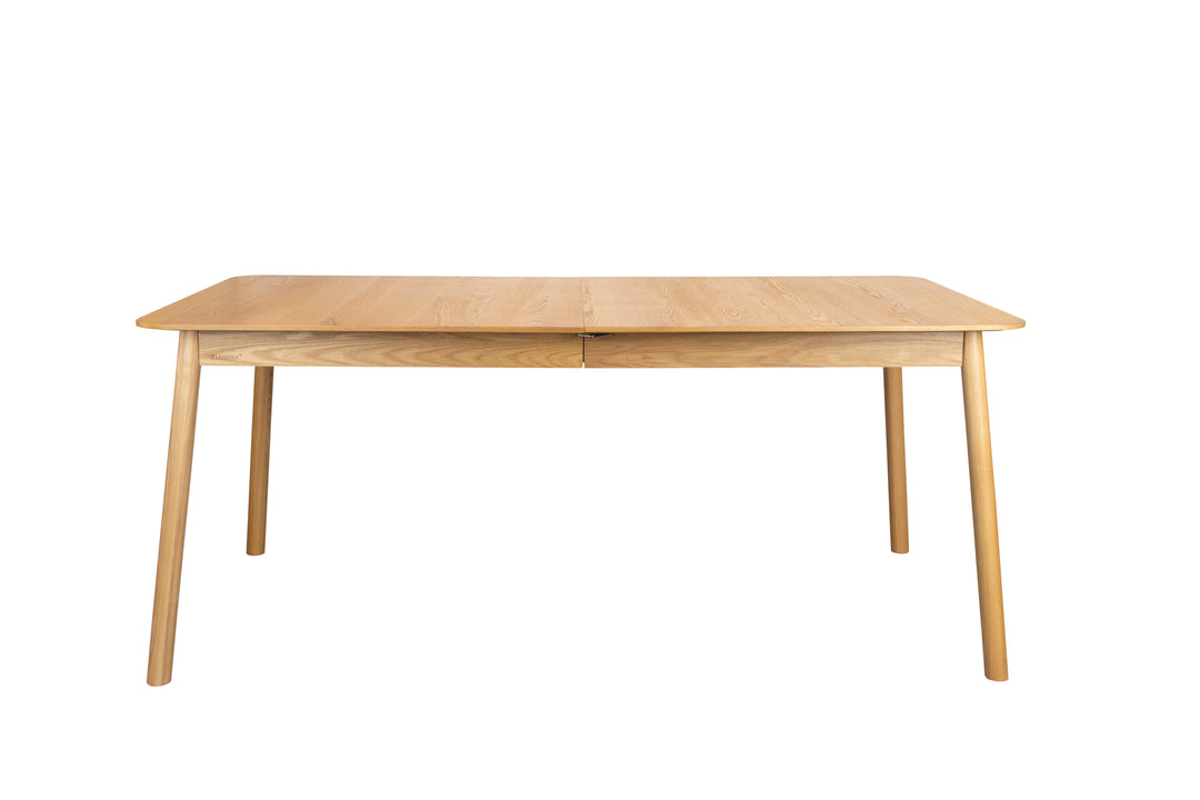Produktbillede af ZUIVER Glimps spisebord m. butterflybordplade natur egetræsfinér og asketræ 180/240x90 i premium kvalitet