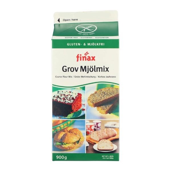 Groft Melmix, Glutenfri Finax 900g ❤ Kæmpe udvalg i FINAX ❤ Billig fragt og hurtig levering 2 - 5 hverdage - Varenummer: BAR-671304 / Ean: '07311143100209 på lager - Udsalg på Delikatesser Kolonial Glutenfri Spar op til 52% - Over 434 design mærker på udsalg