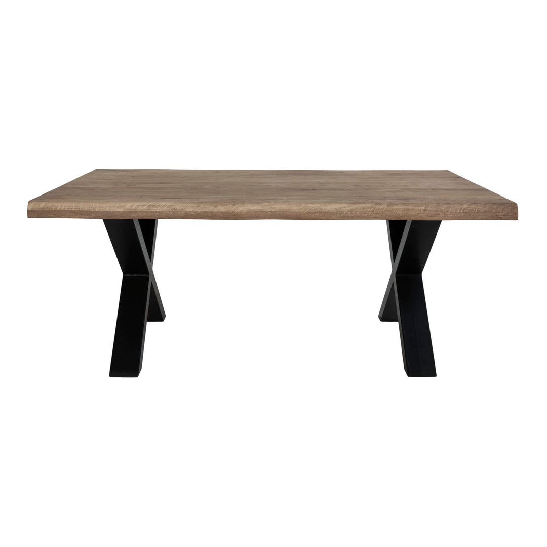 Produktbillede af HOUSE NORDIC TOULON SOFABORD SMOKED/OLIERET M/BØLGET KANT 120 i premium kvalitet